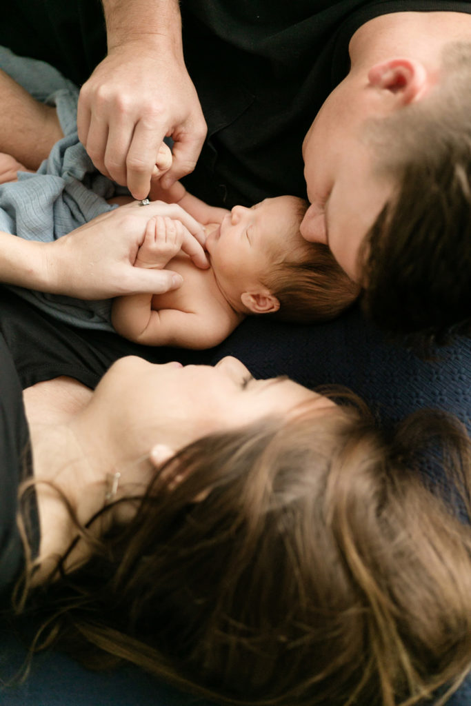 family newborn photo session