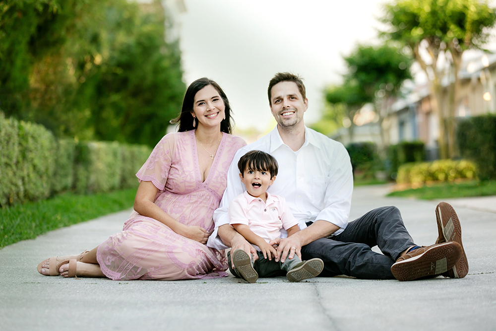 avalon park orlando family maternity session